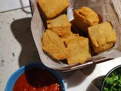 香炸臭豆腐-京韵胡同·酱香羊蝎子火锅涮肉(长寿路店)