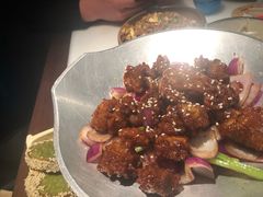 蒜香蜜汁排骨-绿茶餐厅(同成街华联店)