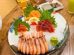 三文金枪鱼甜虾拼盘-红叶日料·放题·海胆·定食(星海店)