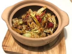 生啫有机花菜-火齐潮汕砂锅粥(五道口店)