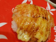（炙）芝士三文鱼-京樽回転寿司(奥林匹克店)