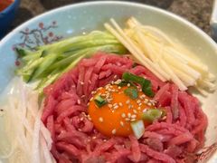 生拌牛肉-梦山水日本烧肉(五四广场店)