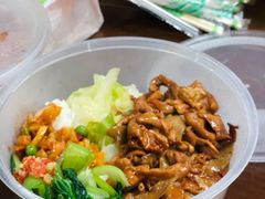 黑椒鸡柳蒸饭-同济大学-北苑食堂