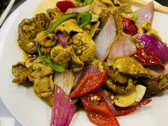 -青海特色美食小炒炕锅牦牛肉火锅