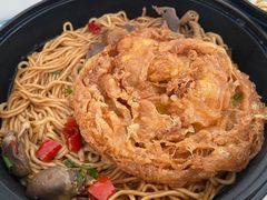 麻辣鸡杂葱油拌面-亚皆老街南宁老友粉·米粉(印象城店)