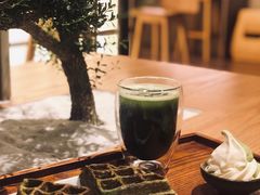 抹茶华夫饼套餐-辻利茶舖TSUJIRI(万象天地店)