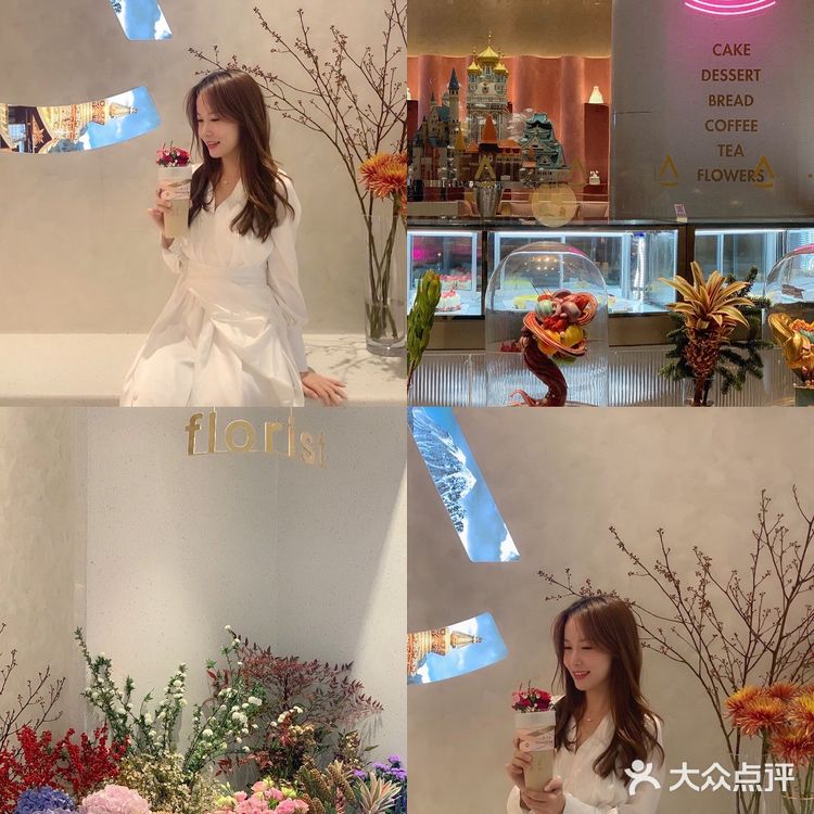 深圳毫无抵抗力的易烊千玺首家鲜花城堡昂司蛋糕店