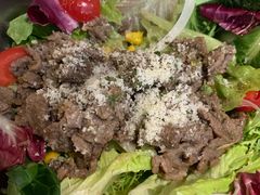 牛外脊沙拉-机器人火炉披萨