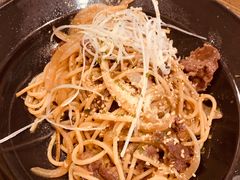 烤牛肉日式味增意面-机器人火炉披萨