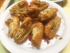 蒜蓉炒罗氏虾-八景休閒山莊  廣東十大名山莊