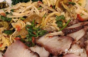 Shredded Chicken and Char Siu Rice