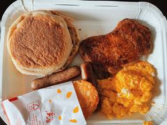 板烧鸡腿早晨全餐-麦当劳(军博店)