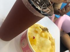 芒果炼乳-梁子刨冰王&梁小糖(王顶堤店)