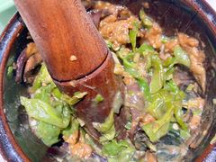 皮蛋青椒擂茄子-费大厨辣椒炒肉(黄兴中心广场店)