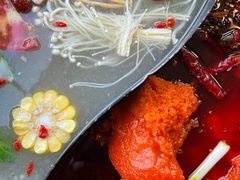 -小志家.鲜牦牛肉牛杂火锅野生菌汤锅