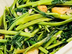 啫啫虾酱空心菜-熠盛粤味(永康路店)