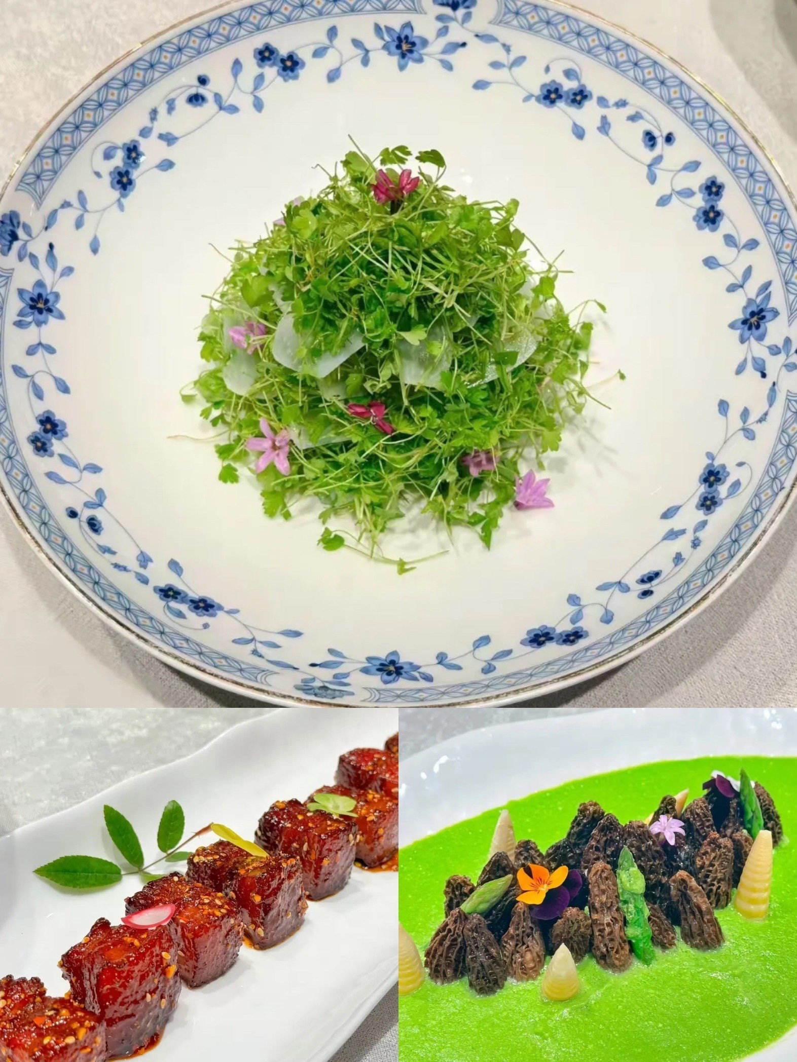 凉菜美如艺术品,苏州景,商务局轻松