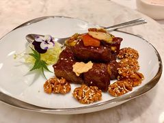 琥珀蒜片澳洲和牛粒-伯衡55·吉品轩(乌鲁木齐南路店)