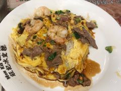 滑牛蝦仁雙拼蛋飯-旺记冰室(九龙中心大厦店)
