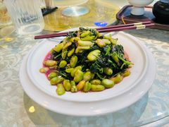 苋菜蚕豆-迟慢厨房·土菜(后宰门店)