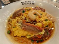 虾仁叉烧双拼滑蛋饭-旺记冰室(九龙中心大厦店)