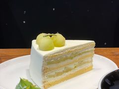 蜜瓜奶油戚风蛋糕-black rainbow coffee