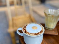 生姜荷包蛋拿铁-Metal hands·铁手咖啡