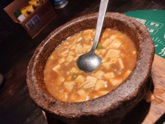 石锅鸡汤豆腐-绿茶餐厅(乐峰广场店)