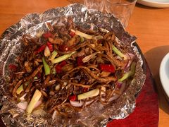 干锅茶树菇-合悦里川小馆(喜悦美湖店)