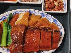 烧鹅拼油鸡饭-裕.鹅庄