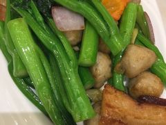 菜心烧肉炒鲮鱼球-广州酒家(昌岗地铁站店)