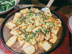 铁板包浆豆腐-灶东家民间菜(回兴店)