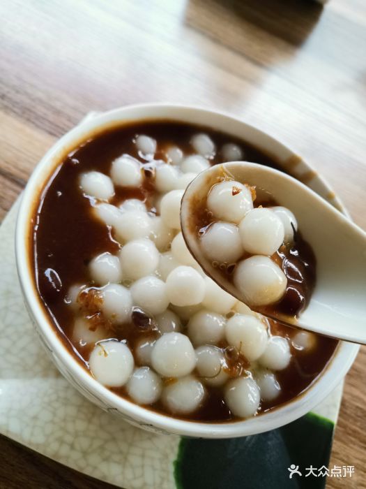 桂花豆沙圆子