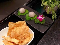 湖南炸豆皮-捞王猪肚鸡火锅(财富中心店)