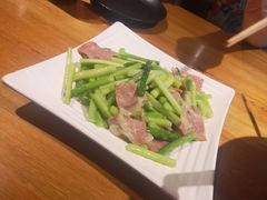 芦笋炒培根-望京一号·重庆江湖菜(工体店)