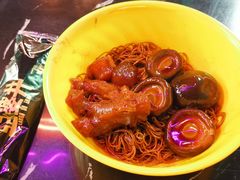 冬菇牛孖筋捞幼面-亞婆井·劲抽面食(铂顿城店)