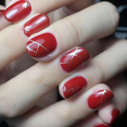 点击看大图 -一笔绣狂草美甲坊