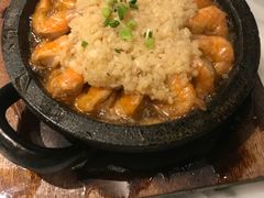 石板蒜蓉虾-小菜园新徽菜(宜兴八佰伴店)