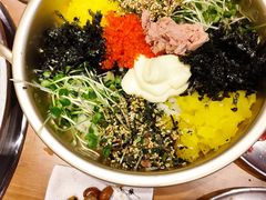 韩式盆拌饭-辛蒲洞韩餐烤肉