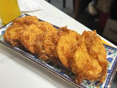 鸡蛋炸馒头片-大槐树烤肉馆