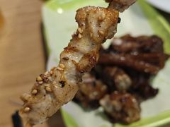 藤椒鸡肉串-烤满分·东北烧烤(首经贸店)