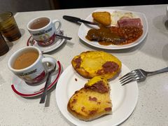 咸芝士炒牛肉三文治-香港新发烧腊茶餐厅(书城店)