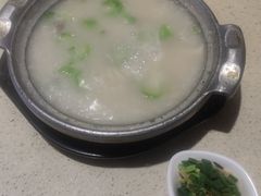 窝蛋牛肉菜心粥-武林厨神·粤式茶点(沙园2店)
