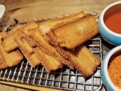 干炸带鱼-老头儿真传-老头儿油爆虾(胜利河美食街店)