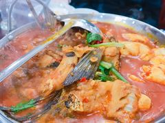铁锅鱼-万佛湖许老大铁锅鱼(黑金冠店)