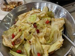 辣椒肉末炒包菜-翠清酒家(万丰路店)