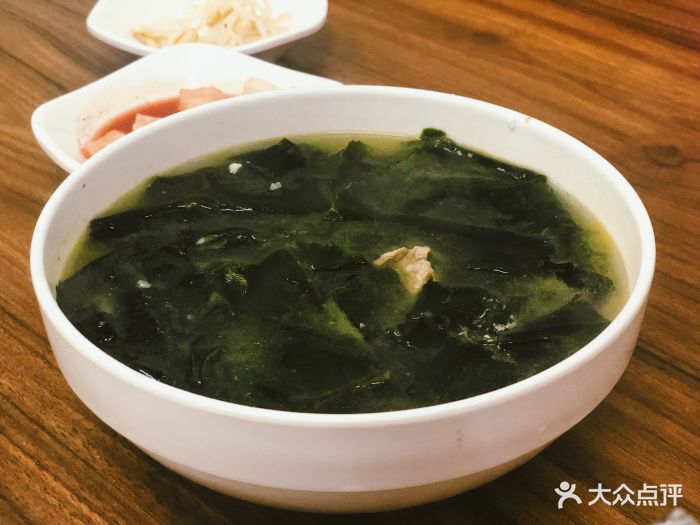 长白山韩国料理海带汤图片 - 第3张