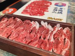 鲜切热气羊腿肉-安答龙虾·烧烤·大排档