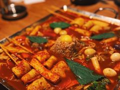 鱼饼火山炒年糕-包装马车·韩国料理·포장마차