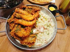 必点炸鸡翅配年糕-HOTISLAND海鸡岛·韩国料理(江南西店)